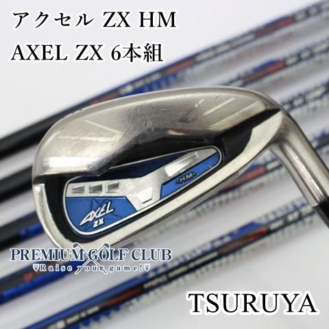 【中古】[Cランク] アイアンセット ツルヤ アクセル ZX HM/AXEL ZX 6本組/R/0[2364]