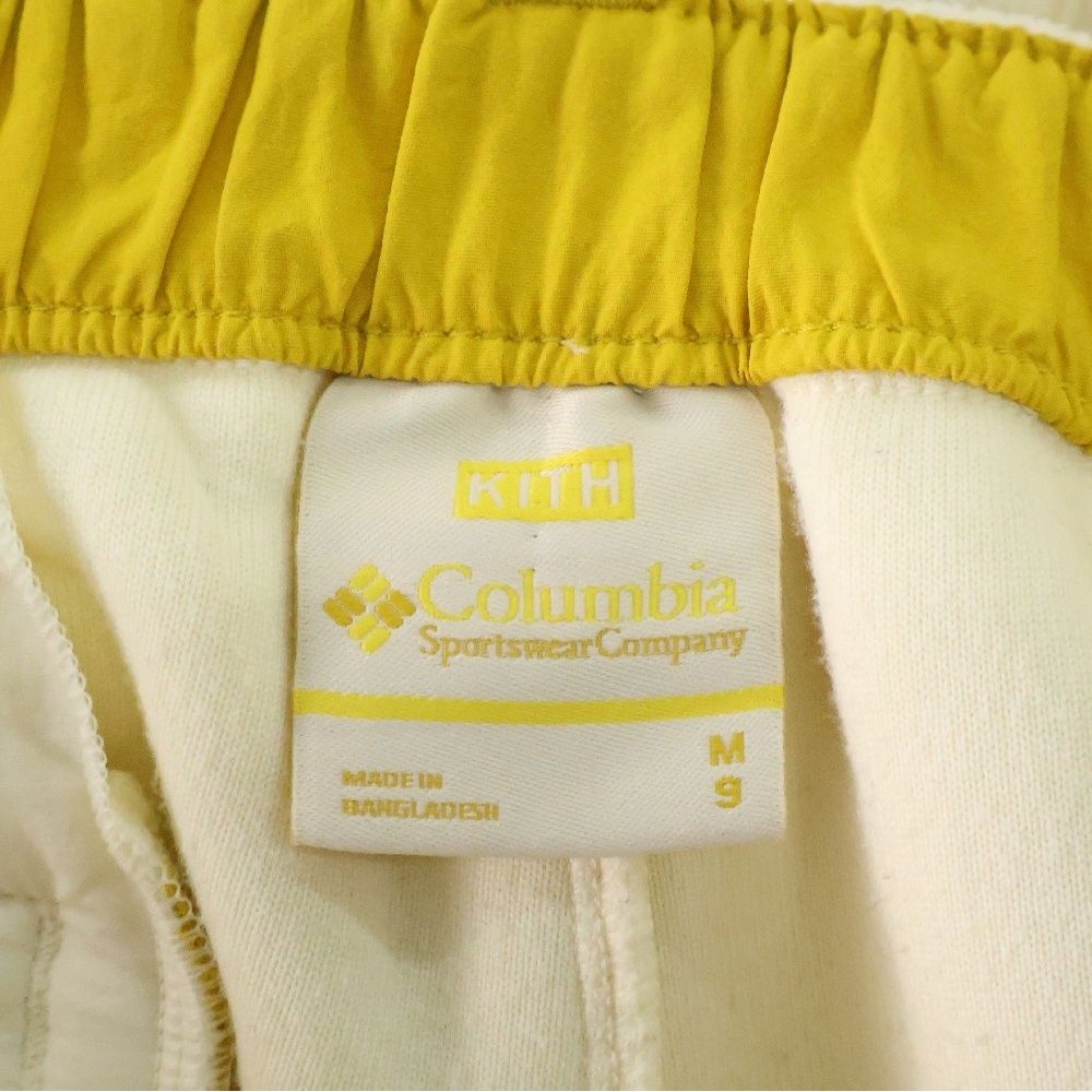 KITH キス 24SS×Columbia Sherpa Shorts コロンビア シェルパフリースショーツ ショートパンツ イエロー/ベージュ KITH (キス) 24SS×Columbia Sherpa Shorts コロンビア シェルパ