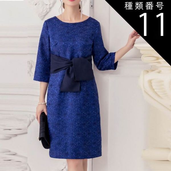 種類8：ブラック/2XL ワンピース フレアワンピース ワンピドレス 膝下