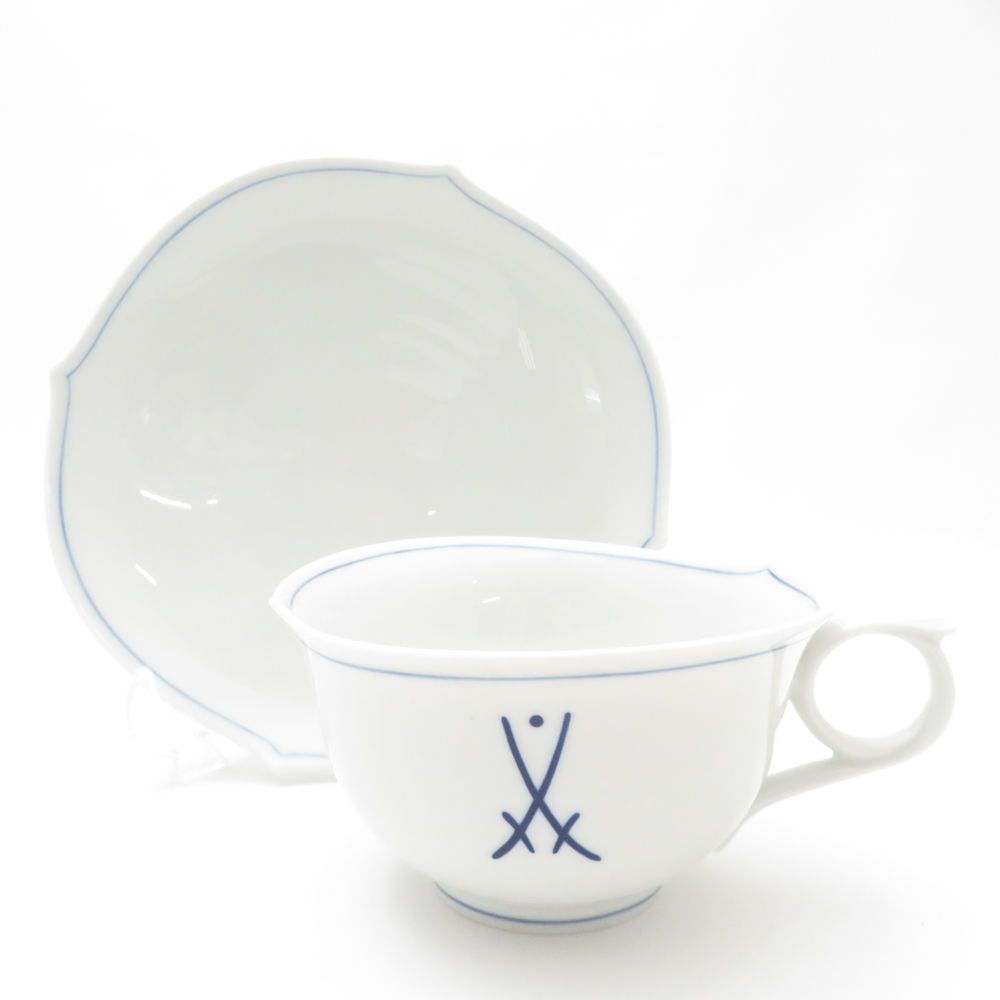 マイセンMeissen◇歴代剣マーク　金彩小皿　５枚セット◇アクアティンタ マイセンMeissen◇歴代剣マーク 金彩小皿 5枚セット◇アクア