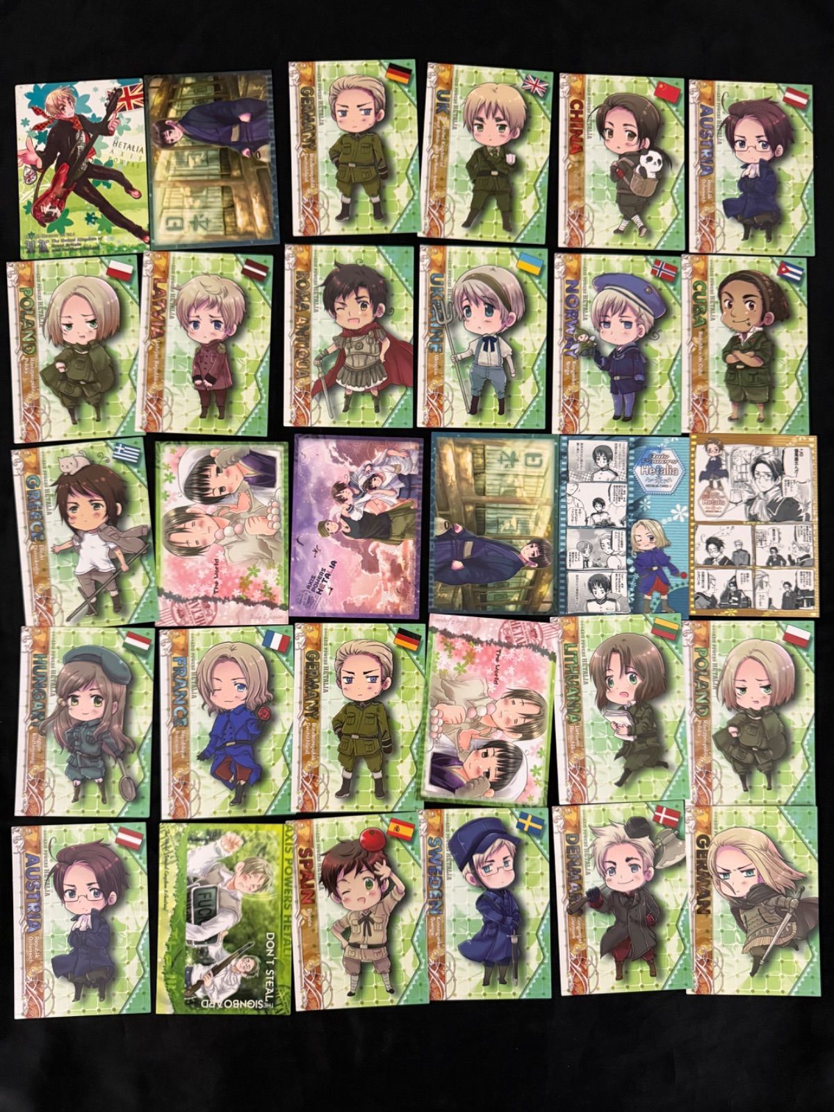 ヘタリア トレーディングカード トレカ 90点まとめ売り - メルカリ