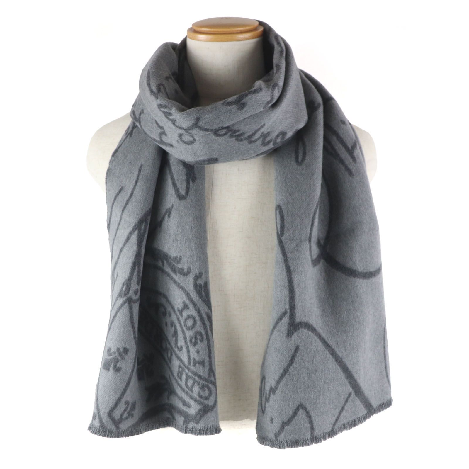 ベルルッティ マフラー 美品 ○極美品○ Berluti カリグラフィー