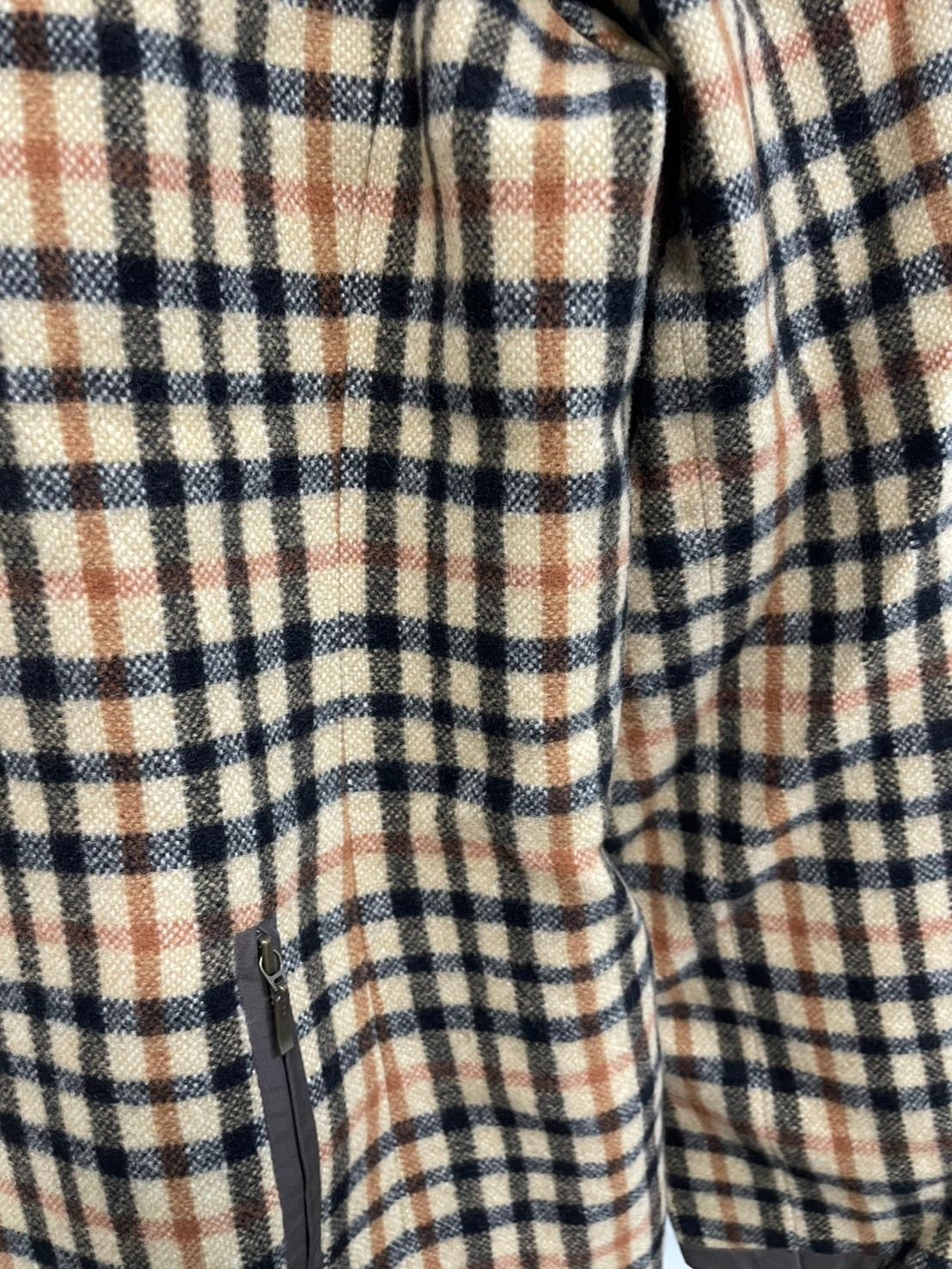 DAKS ジップアップジャケット チェック 13ABR M - メルカリ