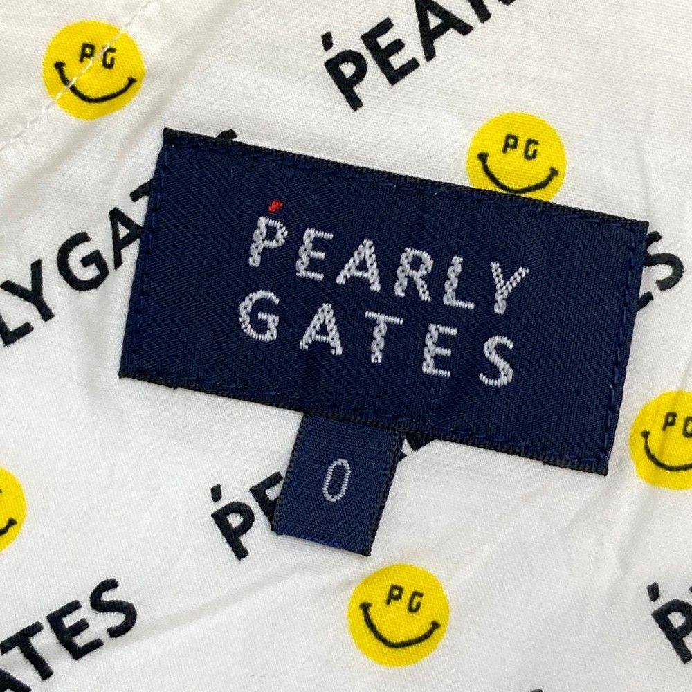 サイズ：0 PEARLY GATES パーリーゲイツ ストレッチパンツ ロゴ刺繍 ロゴ 総柄 ホワイト系 [240101232381] ゴルフウェア  レディース ストスト - メルカリ