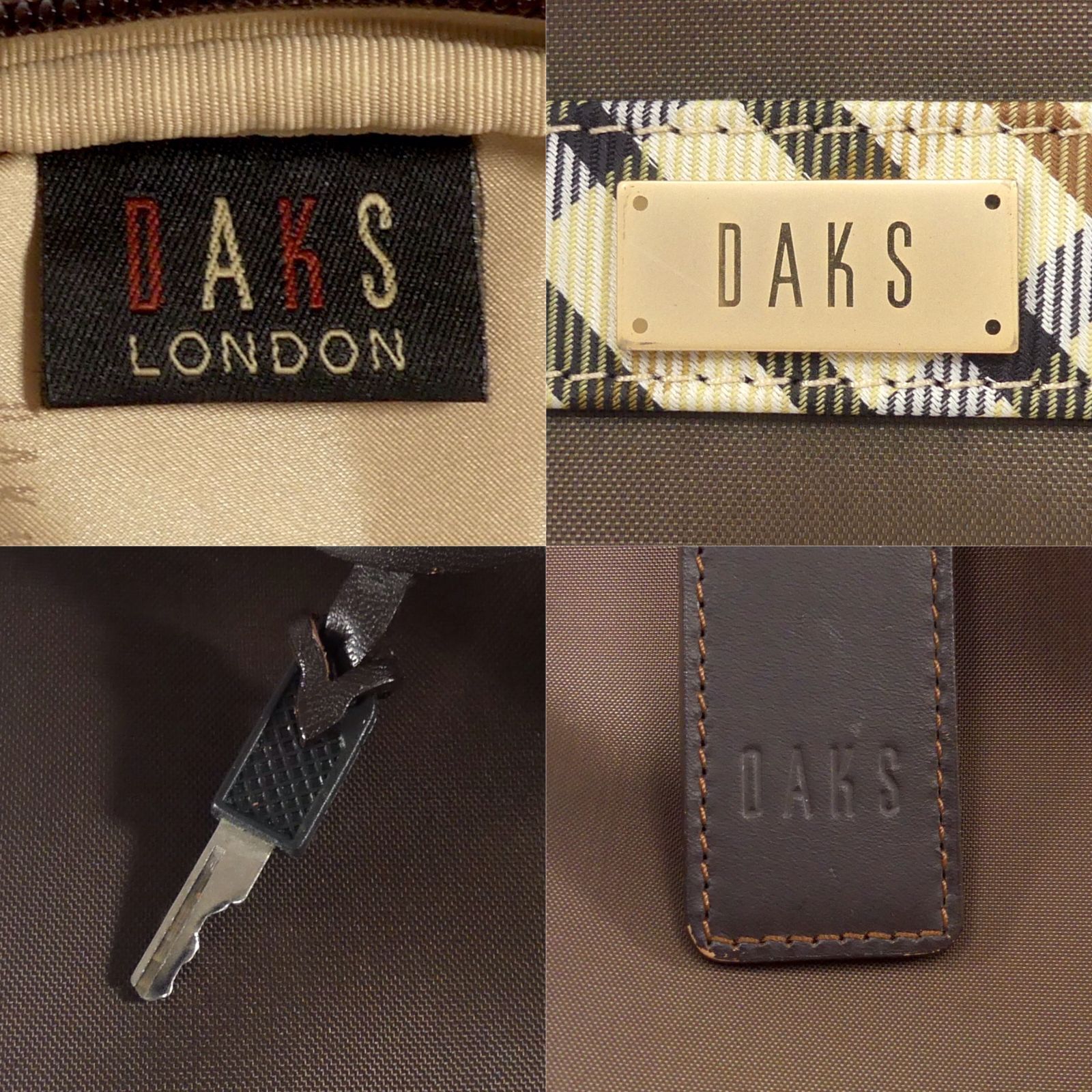 DAKS ダックス ボストンバッグ キャリーケース ショルダー NR4023