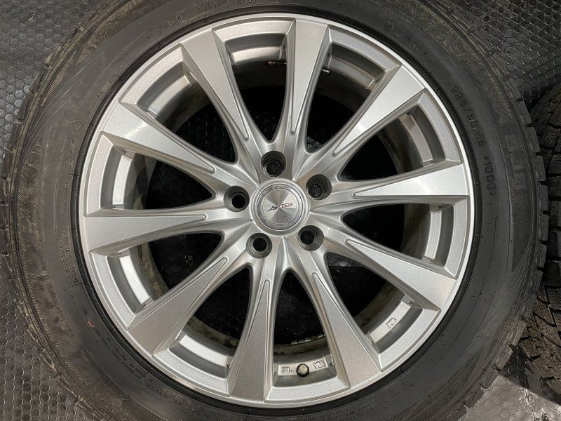 DUNLOP SJ8+ 225/60R18】スタッドレス【Weds JOKER SPIRITS 18