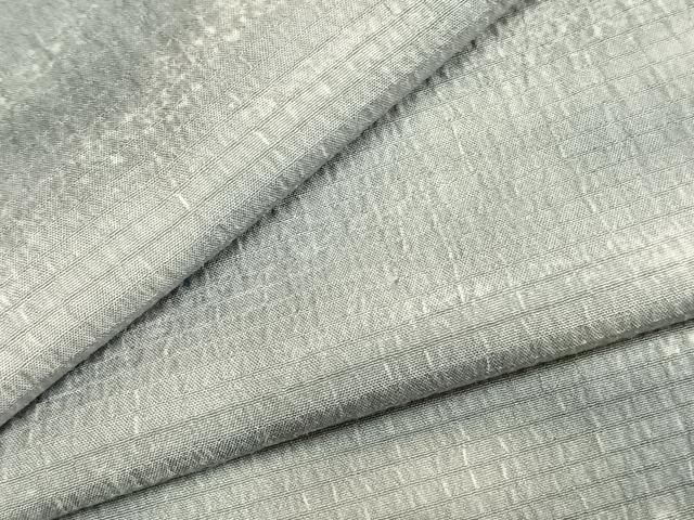 平和屋着物▽上質な紬 単衣 霞文 正絹 ♥ AABA7605fy