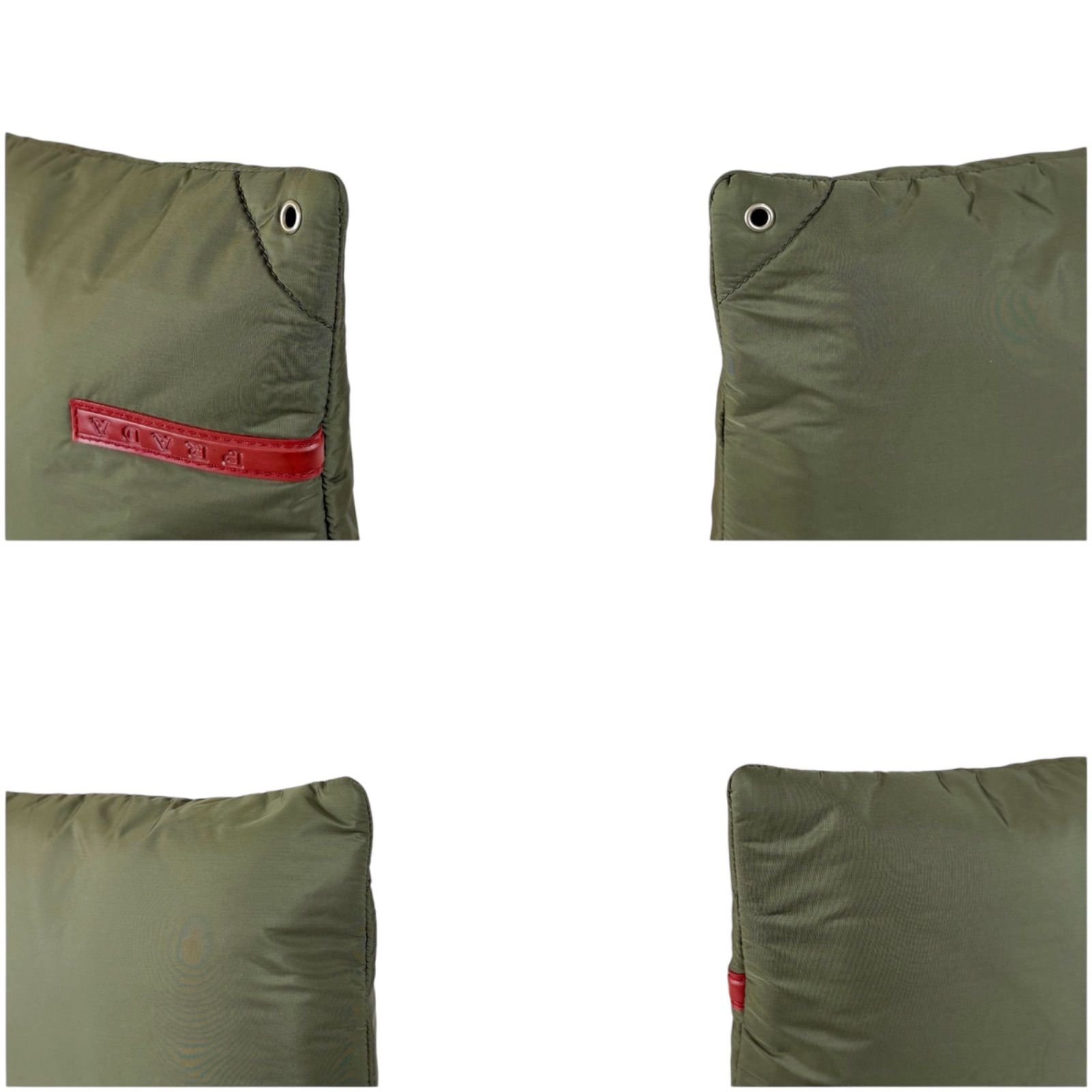 プラダスポーツ PRADA SPORTS ミニショルダーバッグ サコッシュ 肩掛け カーキ グリーン テスートナイロン KARIMZIABAT_FR