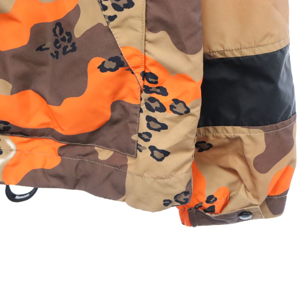 モンクレール ADOUR ﾌﾞﾗｳﾝ×ｵﾚﾝｼﾞ ｶﾓﾌﾗ柄 ﾅｲﾛﾝ ｼﾞｬｹｯﾄ/ﾊﾟｰｶｰ 1