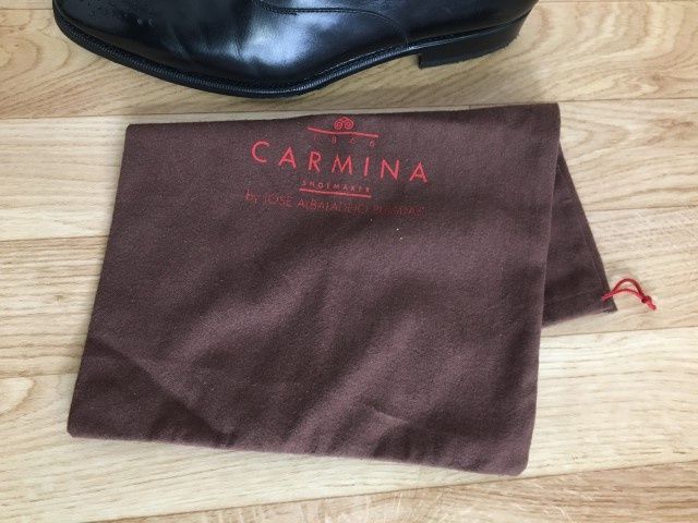 カルミナ　carmina 革靴　レースアップシューズ 楽天市場】Carmina カルミナ 未使用 カーフレザー プレーントゥ