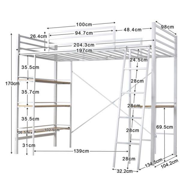 ロフトベッド パイプ
