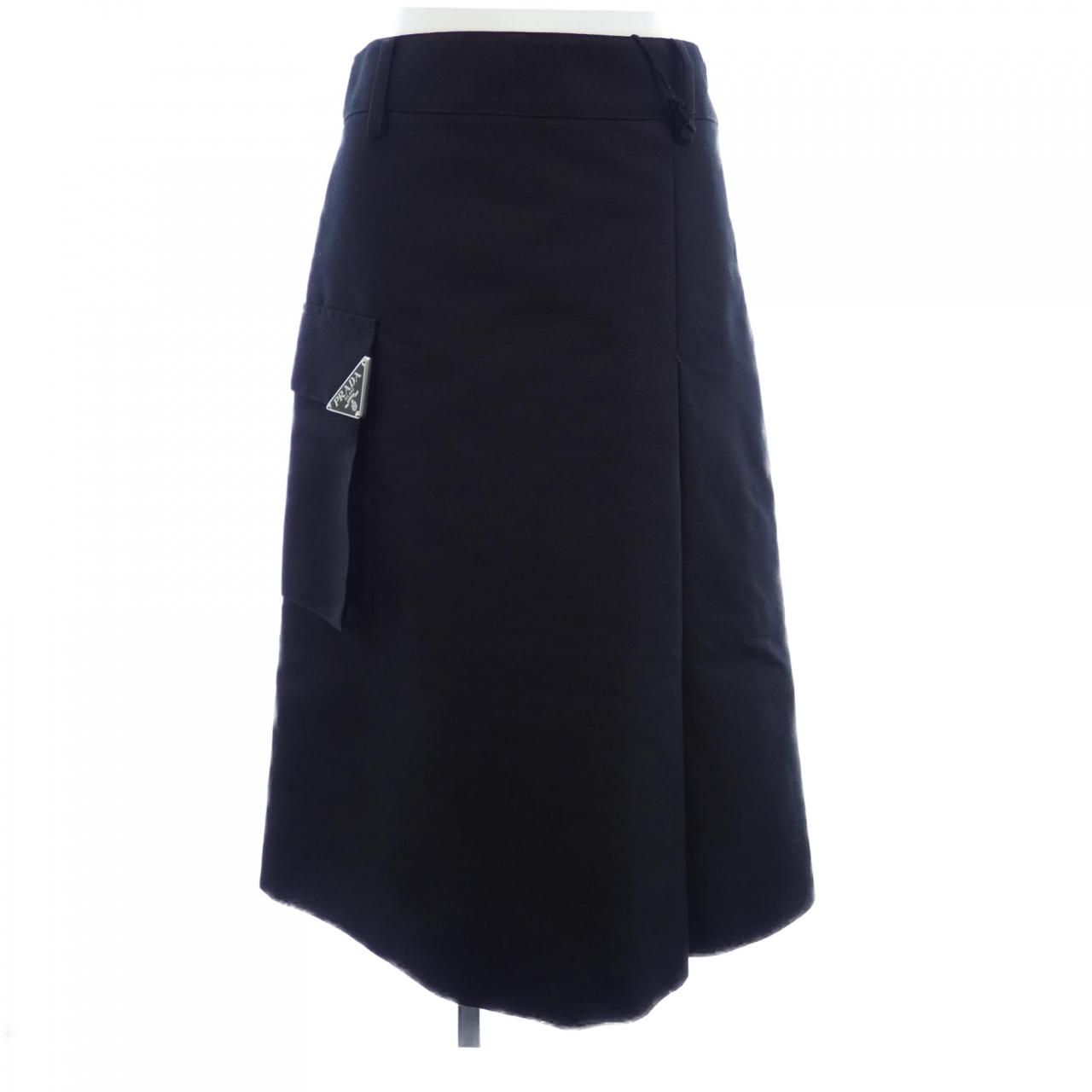 プラダ PRADA テクニカルキャンバス トライアングルロゴ 21H940 S231 11HJ スカート