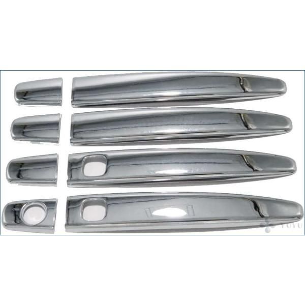 プラド 120 系 クローム メッキ ドア ハンドル カバー セット ハーフ カバー タイプ C