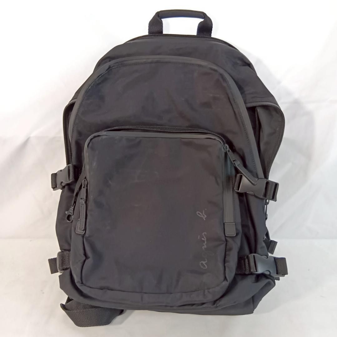 アニエスベー agnes b.リュック ナイロン製 バックパック ワンポイント