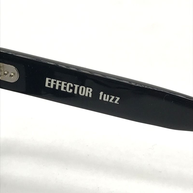 EFFECTOR サングラス fuzz ファズ アイウェア 日本製 ウェリントン 眼鏡 めがね ケース付き ブラック エフェクター 服飾小物  B11538◇ - メルカリ