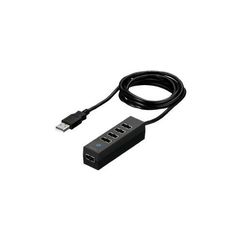 どっちもＵＳＢハブ　どっちもＵＳＢポート採用 BSH5UD20BK【ＢＵＦＦＡＬＯ】