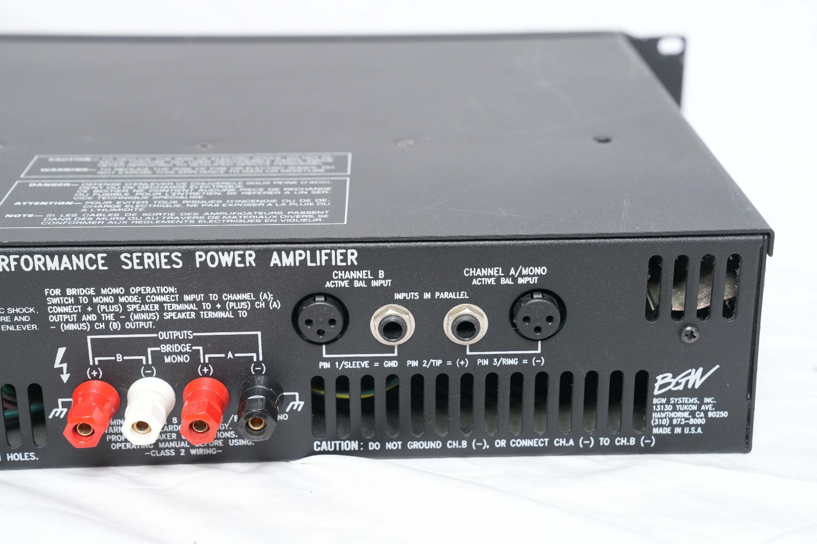 BGW PERFORMANCE SERIES 1 パワーアンプ ps1234.gif