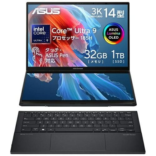 4営業日で発送 ASUS エイスース UX8406MAU9321WS ASUS ZenBook DUO Windows 11 Home 14.0型 インチ Core Ultra9 メモリ32GB SSD 1TB 2880×1620～1