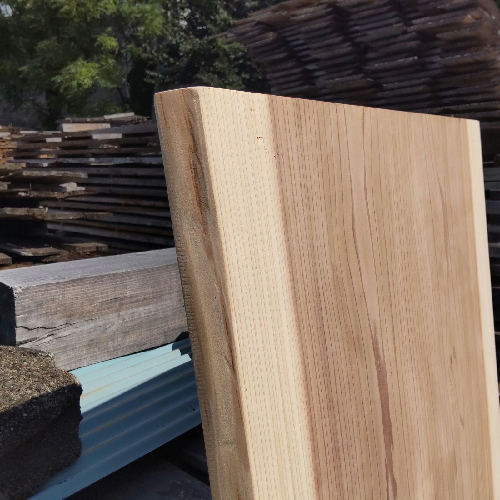  杉幅剥ぎ板 150 cm×71〜72 cm×30 mm 木材 材料 資材