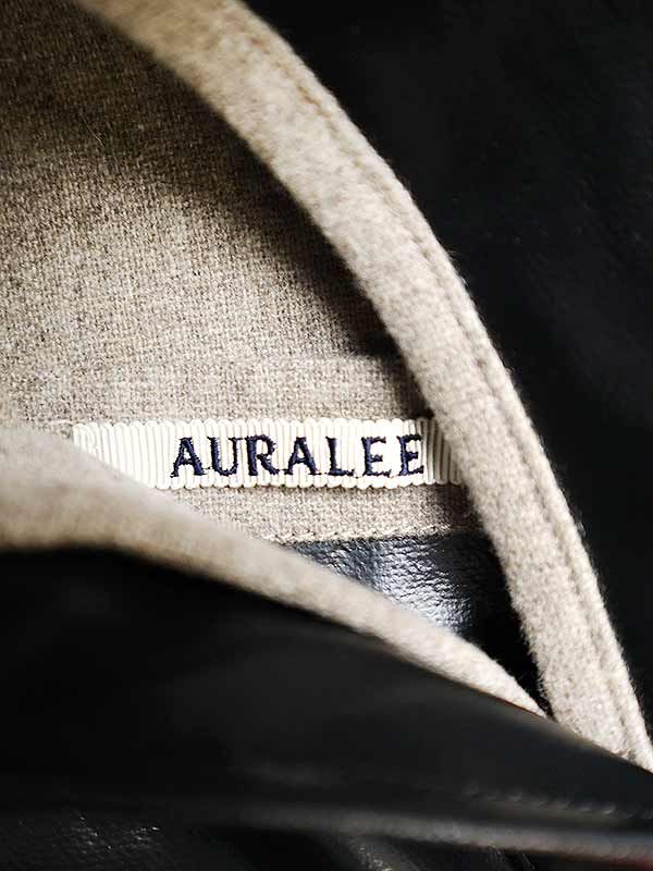AURALEE オーラリー 20AW WOOL CASHMERE LAMINATE COAT リバーシブル