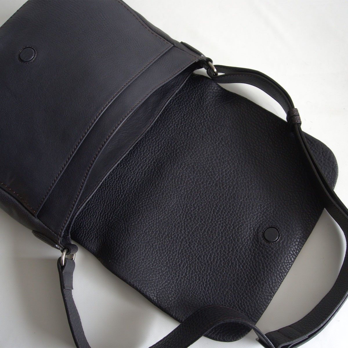 土屋鞄 京都店限定色 トーンオイルヌメ ショルダーバッグ フラップ