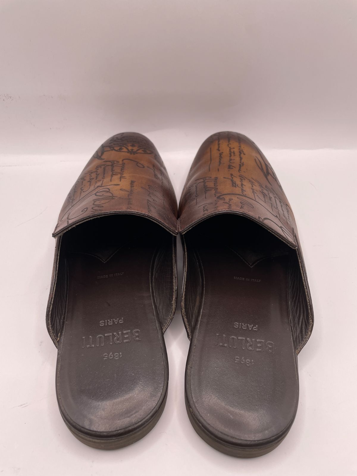 Berluti ベルルッティ　サイラスミュール　サンダル　カリグラフィー Berluti ベルルッティ サイラスミュール サンダル カリグラフィー