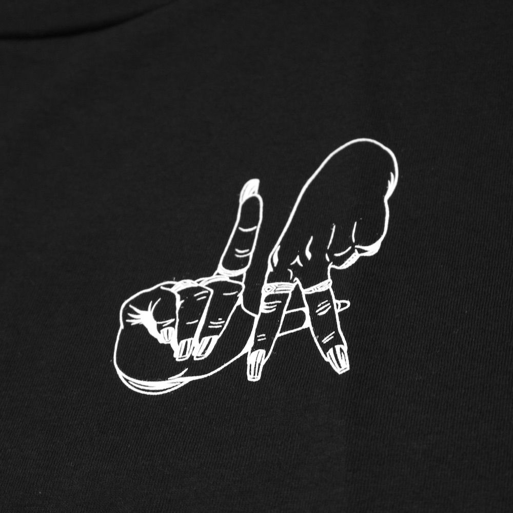 日本未発売 エステヴァン・オリオール LA フィンガー Tシャツ / ESTEVAN ORIOL LA FINGERS S/S TEE [BLACK]