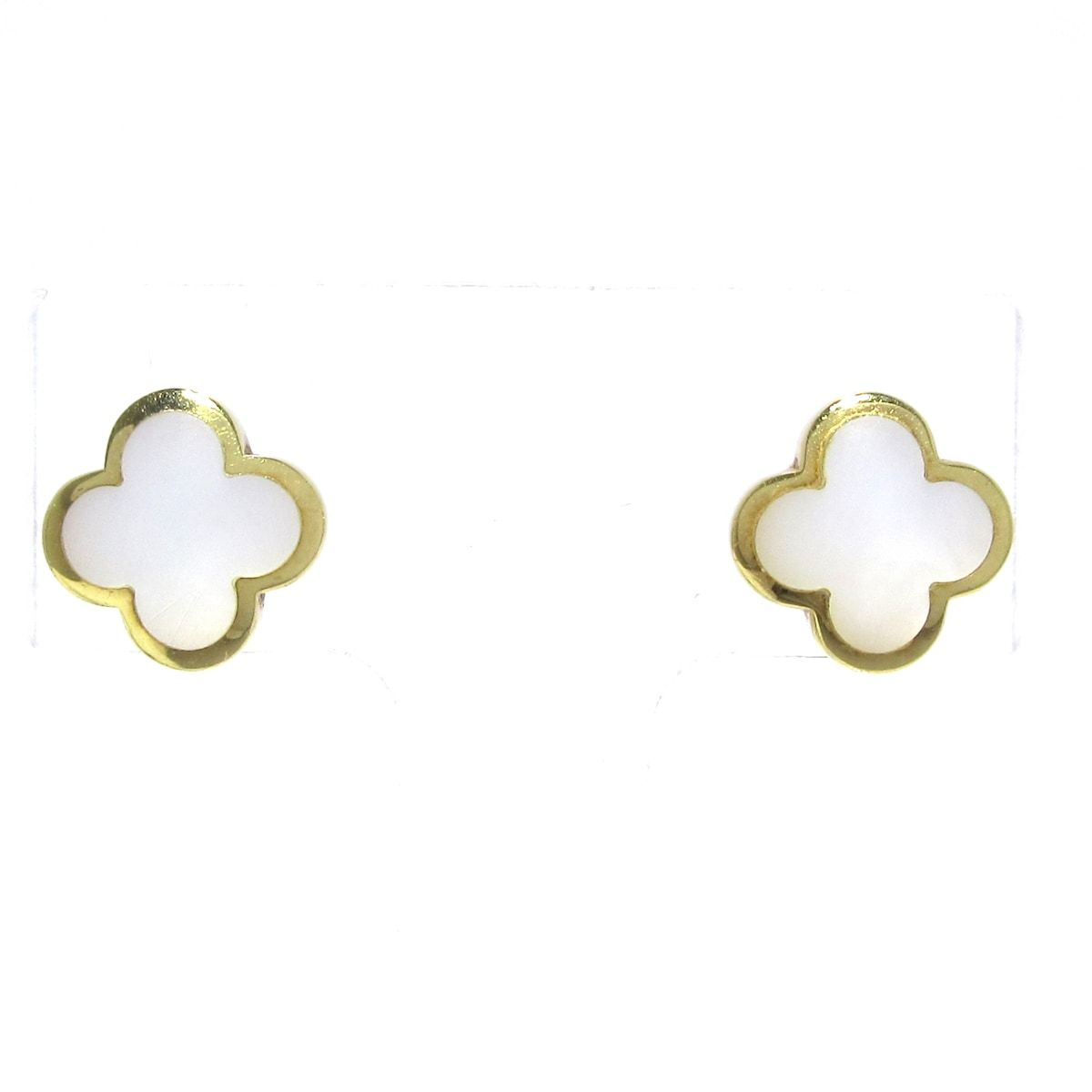 VanCleef - Arpels ヴァンクリーフ-アーペル ピアス ピュアアルハンブラ VCARA38800 K18YG×マザーオブパール