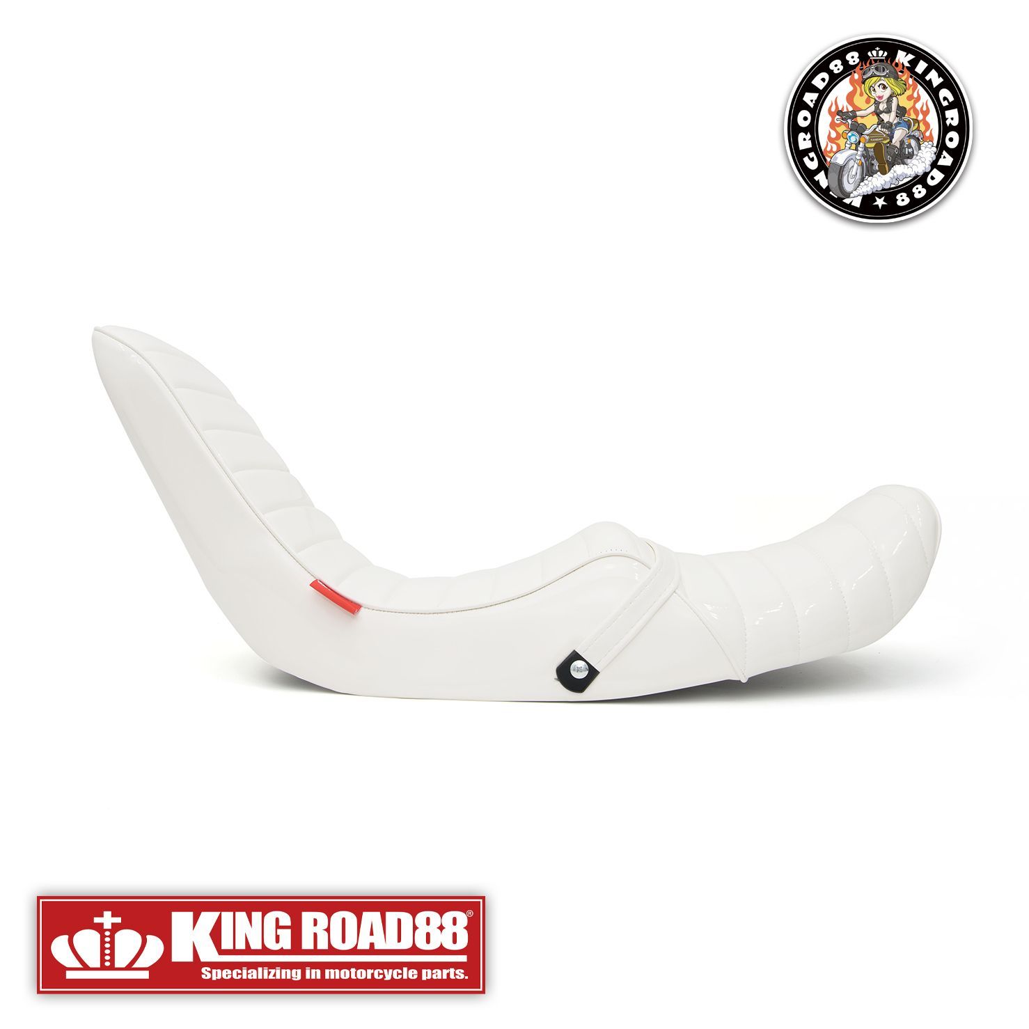 新商品 カワサキ ゼファーχ ZR400C KingRoad88 エナメル ホワイト 40cm 三段シート 3段シート WWW_SUPERTOOLSSHOP_NL