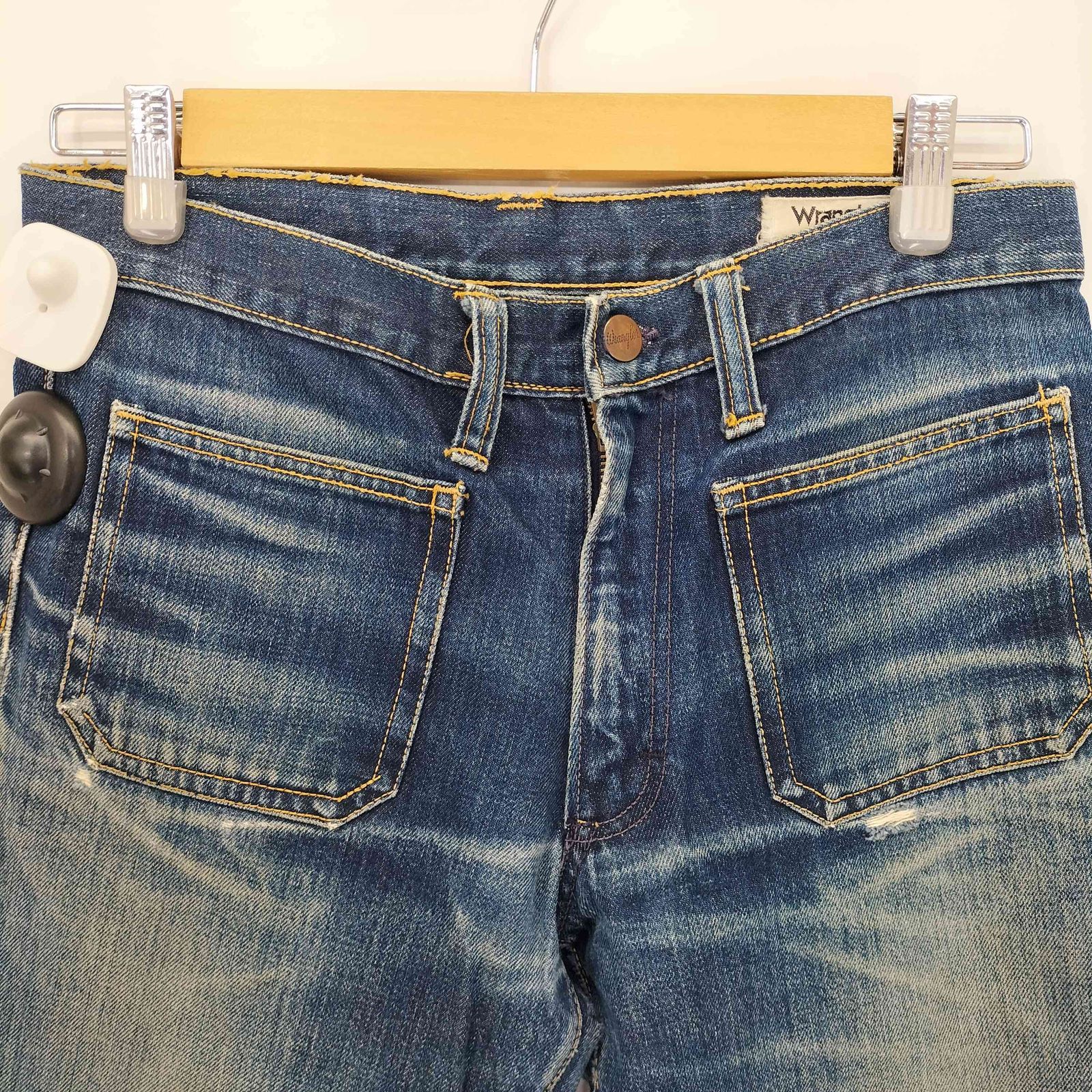 ラングラー Wrangler 70S フロントポケット ベルボトムデニムパンツ 