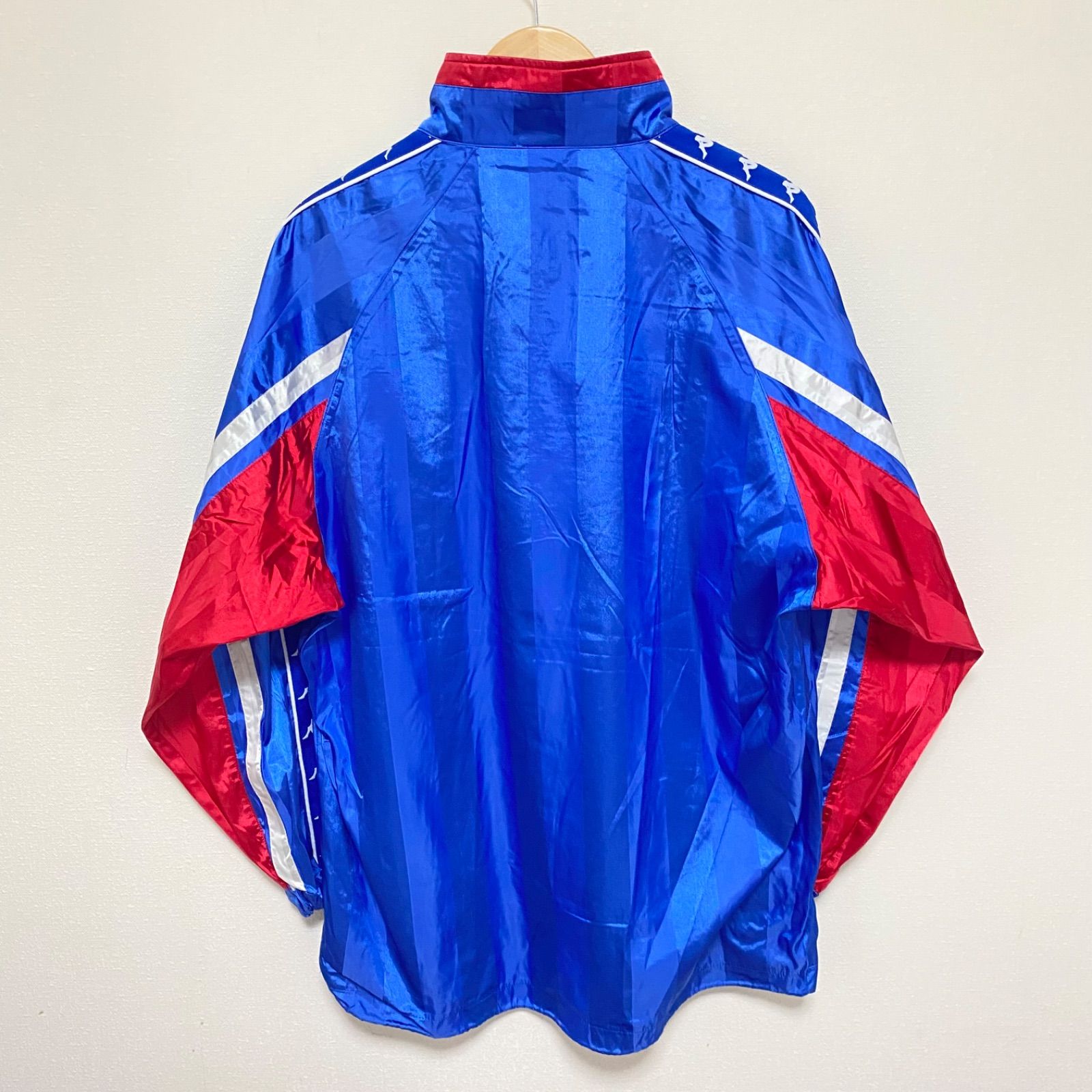 超美品】Kappa(カッパ) ウィンドブレーカー 青 メンズ M KFA12WT14