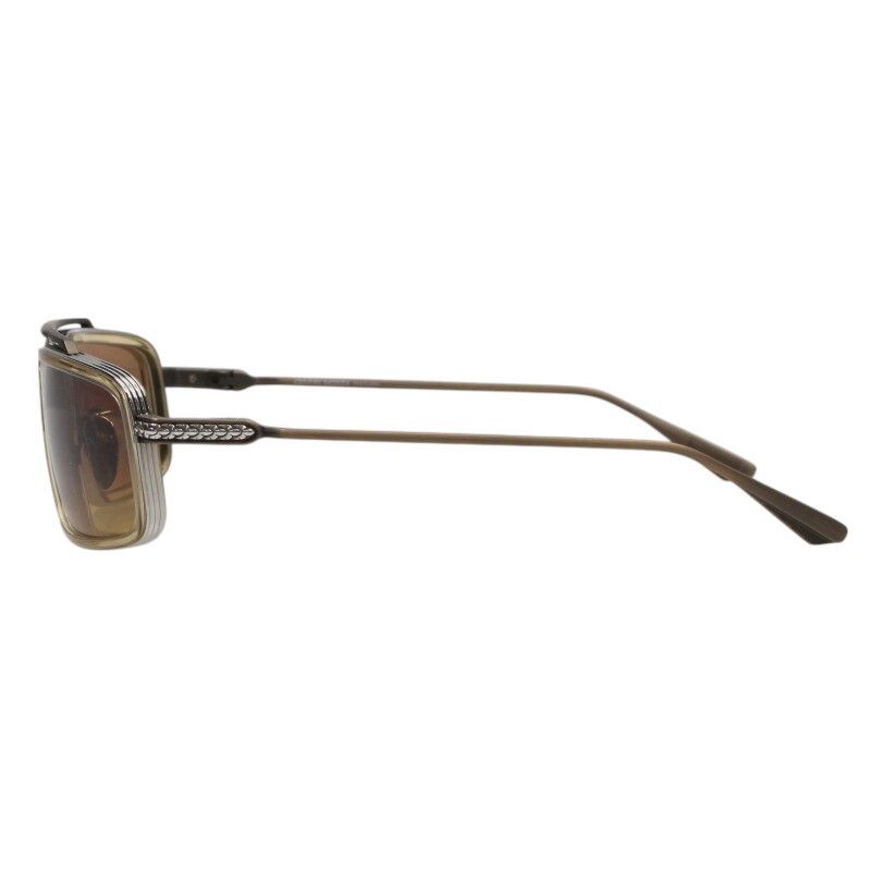 クロムハーツ EADER ダブルブリッジオーバルフレームサングラス メンズ  