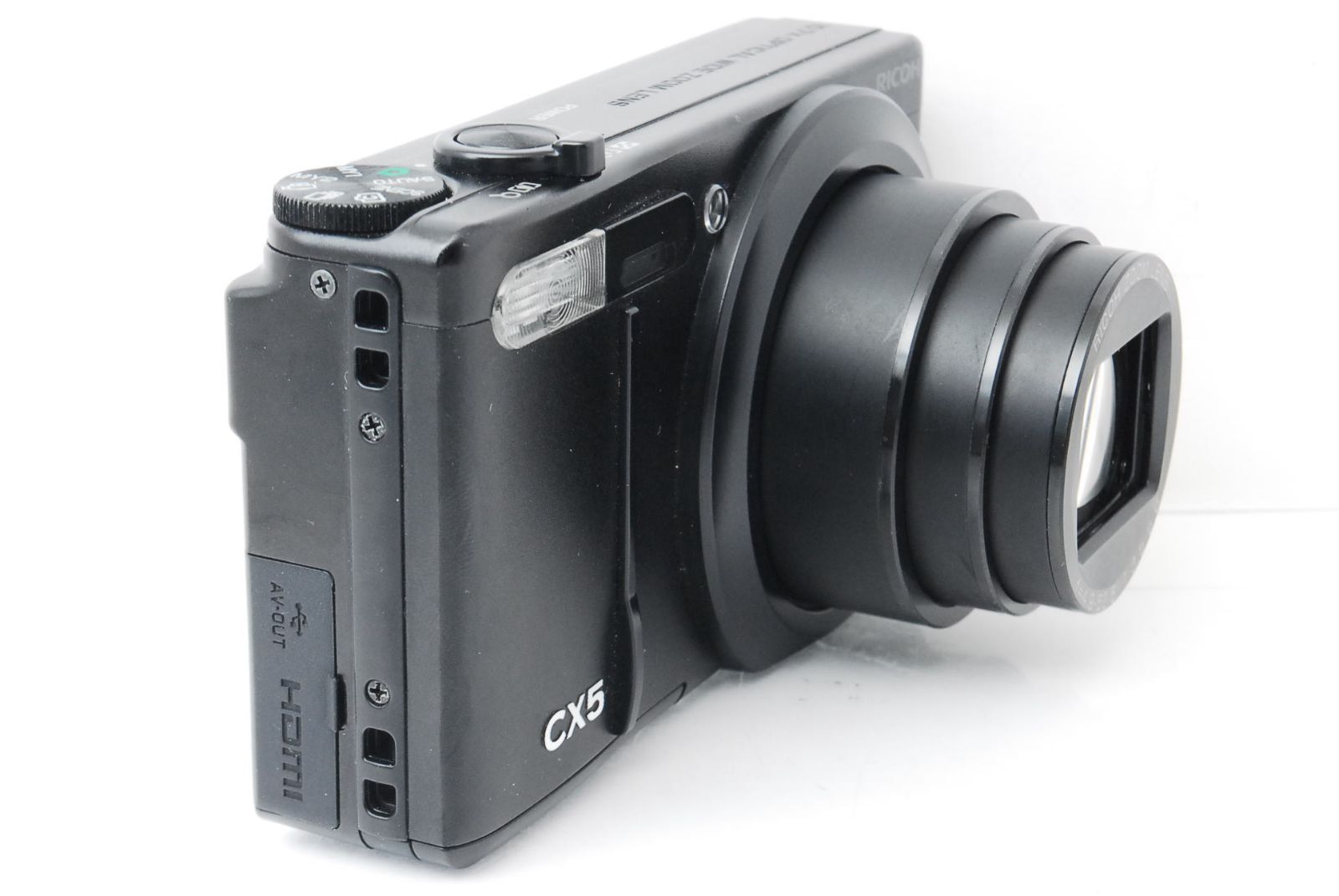 ◇ RICOH CX5 リコー ブラック 通電確認済み バッテリー充電器有り