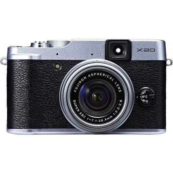 フジフィルム FUJIFILM X20S 光学4倍 シルバー F FX-X20S SDカード付き