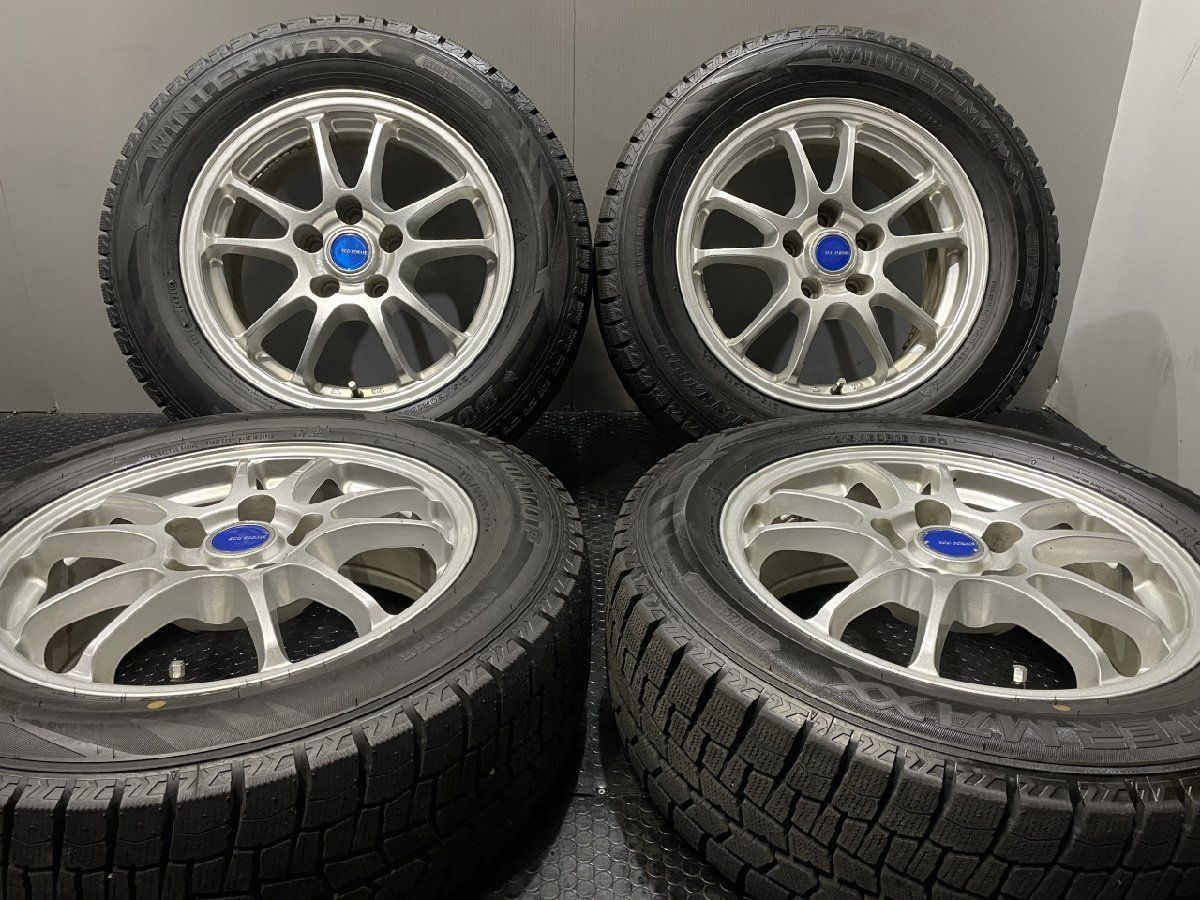 タイヤ走行短め【DL WM02 215/60R16】スタッドレス【ECO FORME SE10 16