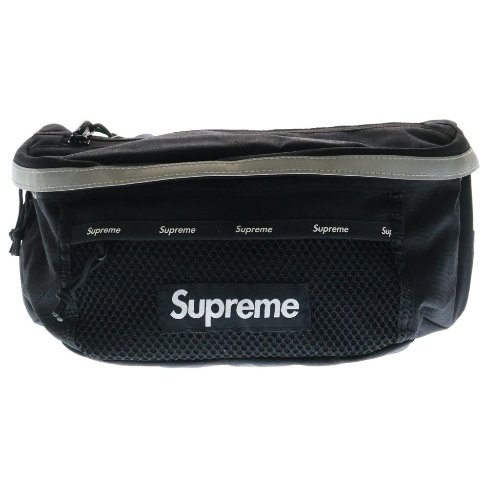 SUPREME シュプリーム 24AW Waist Bag リフレクター ウェストバッグ ブラック|シルバー