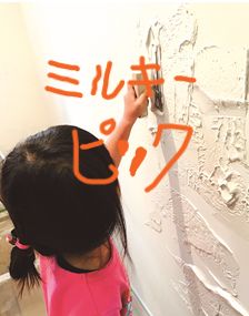 コロナウイルス等不活化珪藻土２０kgミルキーピンク色コテ塗り用
