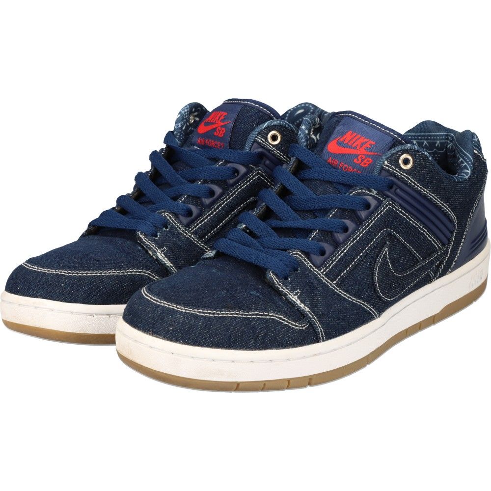 NIKE SB ナイキエスビー Air Force 2 Low Rivals Pack エアフォース2 ビギー vsトゥーパック コレクションローカットスニーカー シューズ ブルー US10/28cm A00298-441 NIKE SB (ナイキエスビー) Air Force 2 Low Rivals Pack エアフォース2