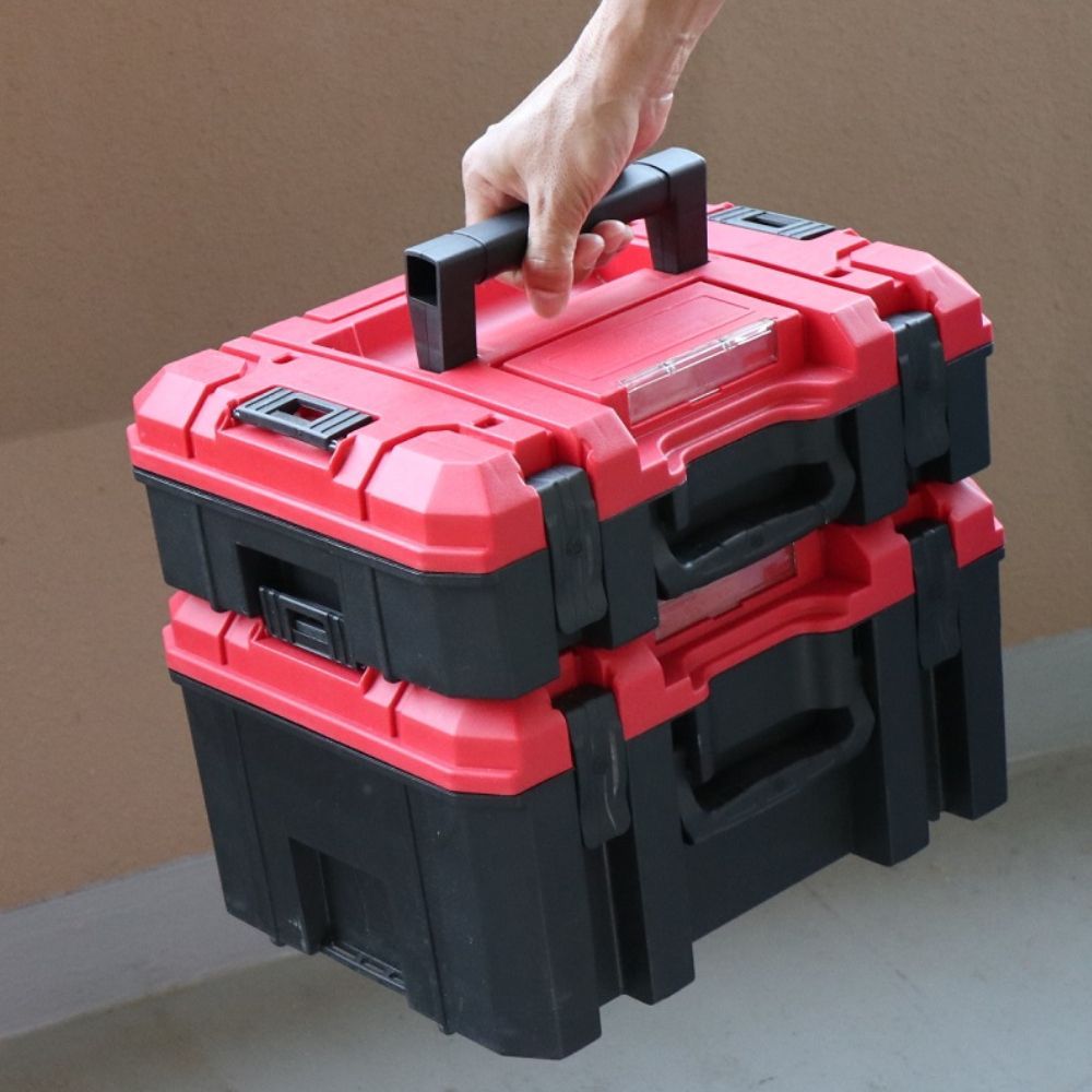 2個セット 工具箱 ツールボックス 365mm x 290mm x 110 + 195mm 電動