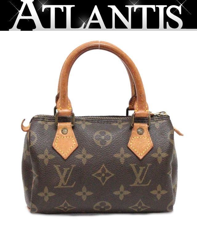 ルイヴィトン Louis Vuitton ミニスピーディ ハンドバッグ モノグラム M41534 【65936】