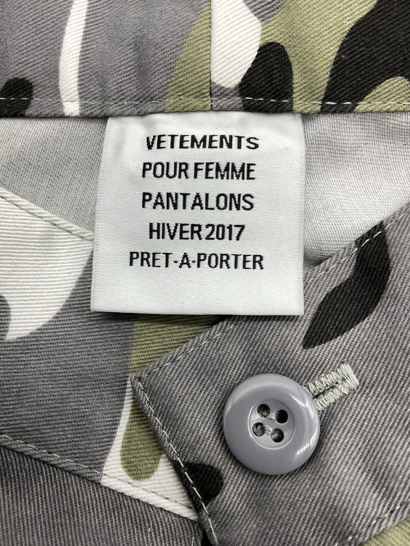 未使用 VETEMENTS ベトモン XS 迷彩 カモフラカーゴパンツ - メルカリ