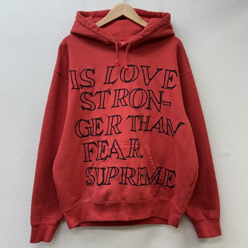 Supreme シュプリーム パーカー 長袖 23ss Stronger Than Fear Hooded Sweatshirt ロゴ プルオーバー フーディ  スウェット - メルカリ