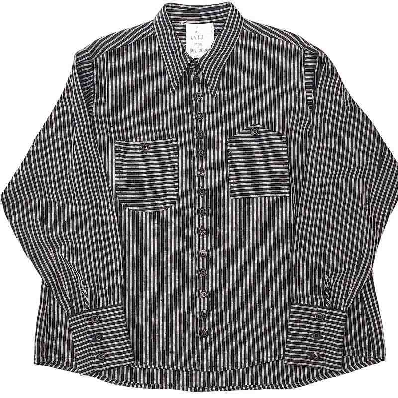 JHON ALEXANDER SKELTON ストライプ シャツ JHON ALEXANDER SKELTON ストライプ シャツ｜