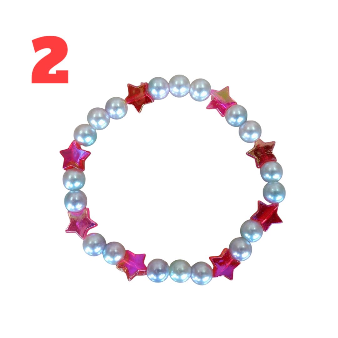 ビーズアクセサリー ブレスレット ハンドメイド デコラ 11本セット