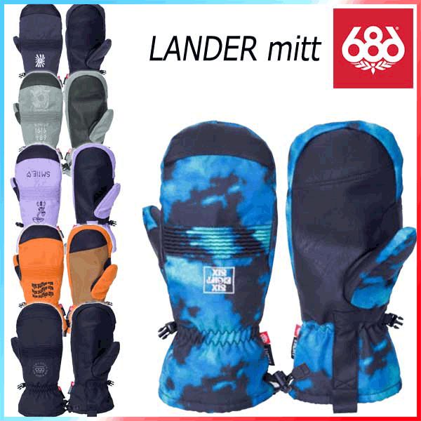 23-24 SIX EIGHT SIX/686 LANDER MITT ランダーミット フォレスト・ベイリー ミトングローブ 手袋 メンズ レディース スノーボード スキー メール便対応 @超メルカリ市
