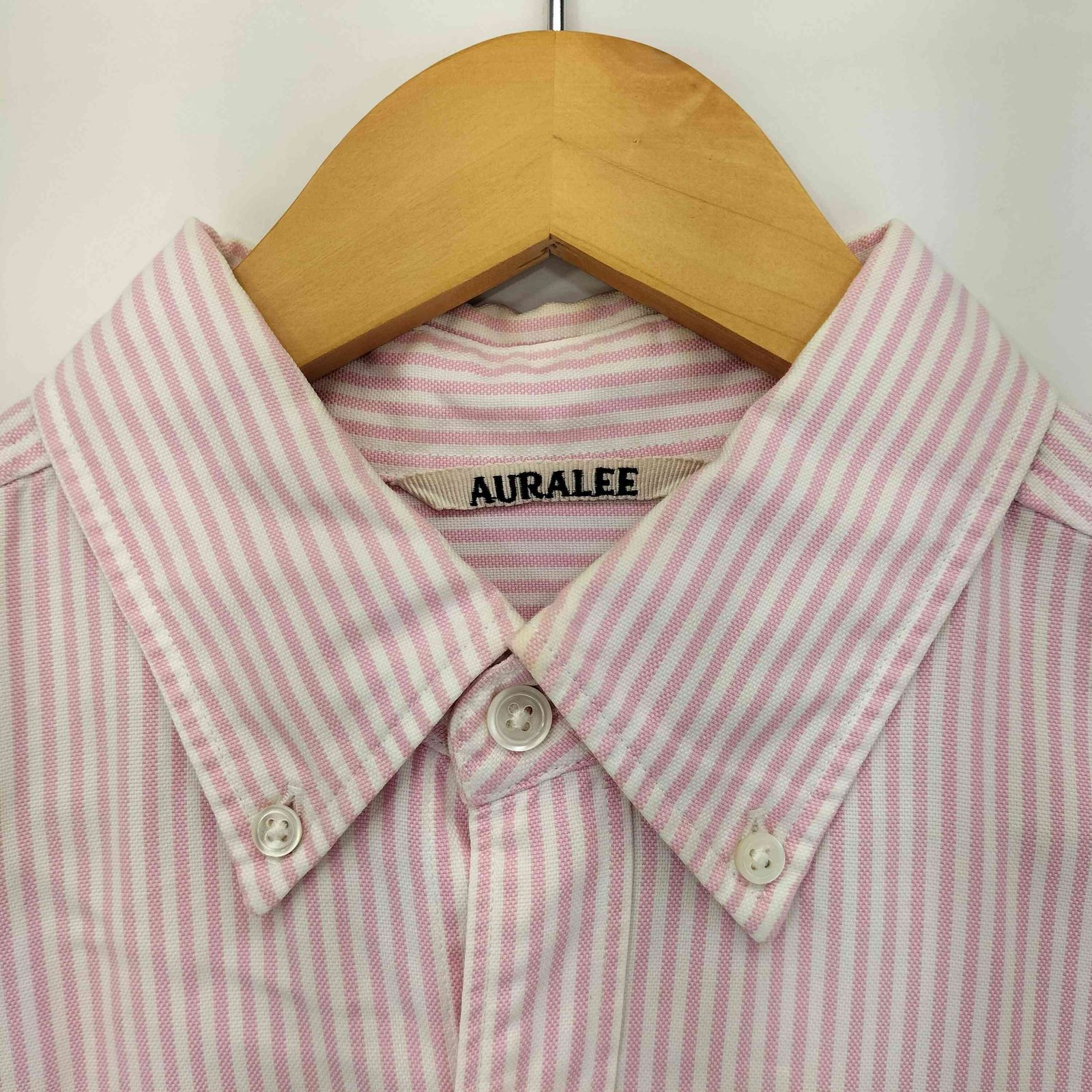 オーラリー AURALEE CANDY STRIPE BD SHIRT メンズ JPN：5 - メルカリ