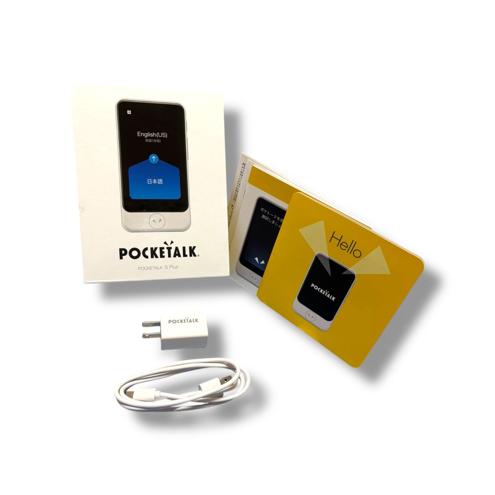 管理番号2572】POCKETALK （ポケトーク）S Plus PTSPGW - メルカリ