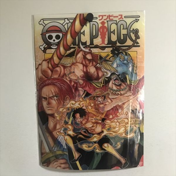 X037 ◇未開封品 ワンピース 59巻 表紙イラスト A3サイズ クリア