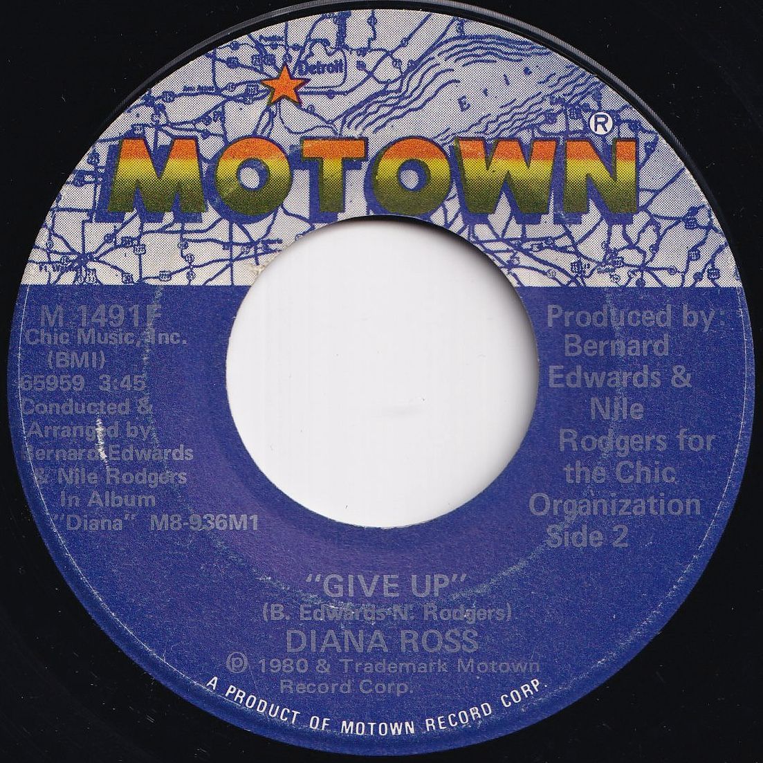 Diana Ross I'm Coming Out / Give Up Motown US M 1491F 208504 SOUL