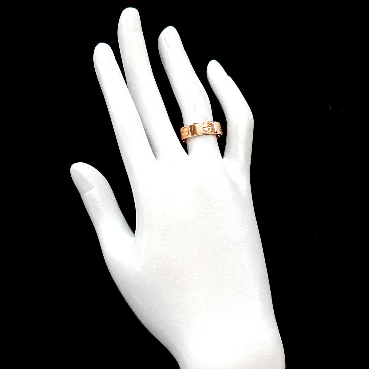 カルティエ Cartier ラブ #54 リング K18 PG ピンクゴールド 750
